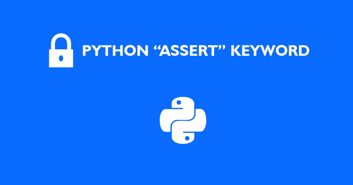 assert keyword in python