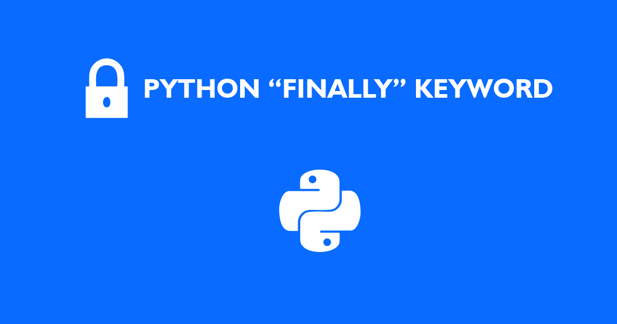 python finally keyword