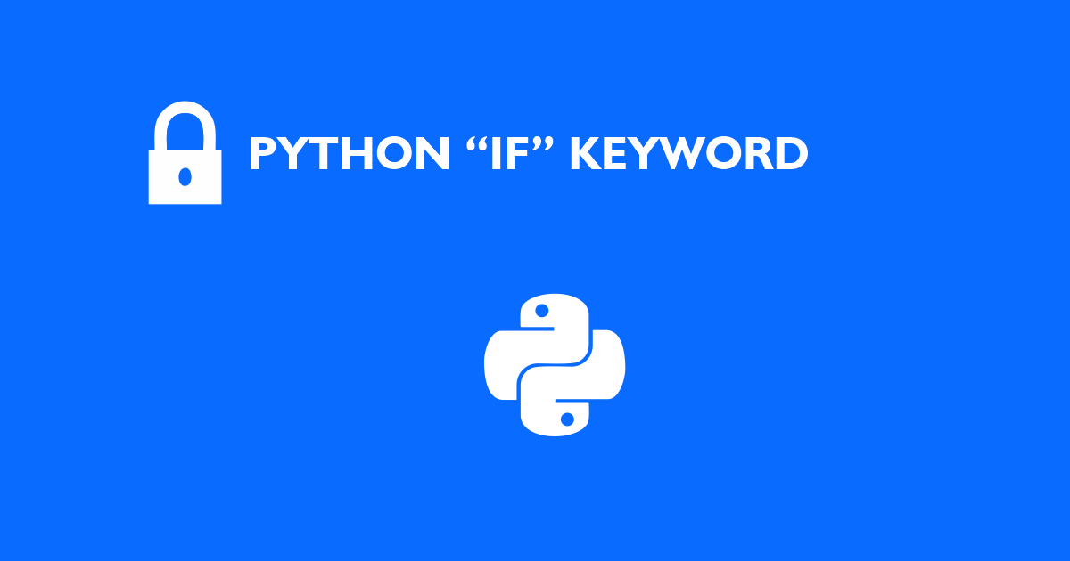 python if keyword