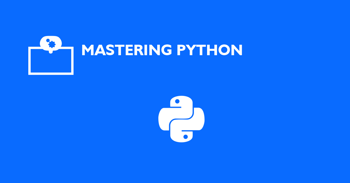 master programming in python fast