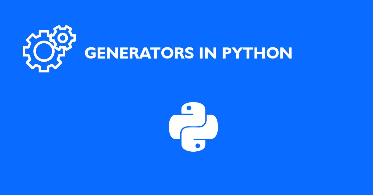 python generators